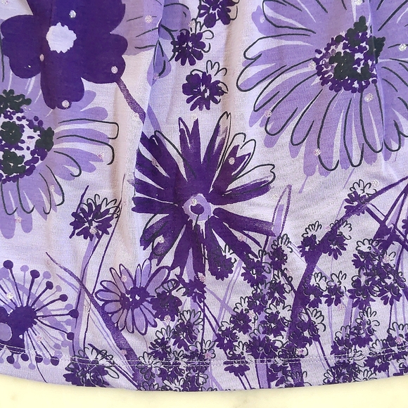 NWT. Limited Too Girl's Rayon/Spandex Multi Color Dress w/flowers and sparkling. - Picture 5 of 5